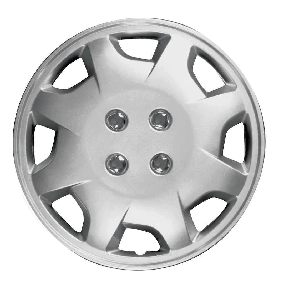 IWC12415S – COAST2COAST Wheel Cover, 15 Inch 8 Spoke Silver Plastic Set Of 4 Spring Steel Clip